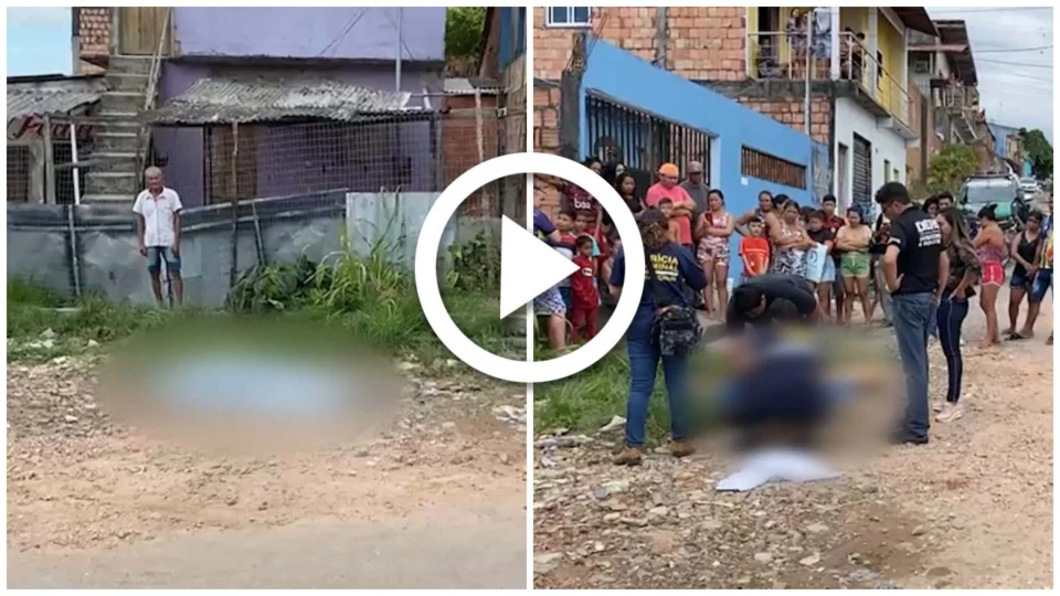 VÍDEO: homem visita a mãe e acaba assassinado com 20 tiros na Zona Leste de Manaus