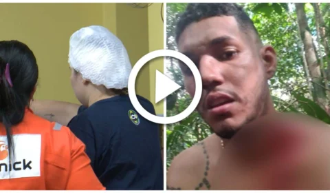 VÍDEO: mulher é esfaqueada por ex-marido a caminho da delegacia na Zona Centro-Sul de Manaus
