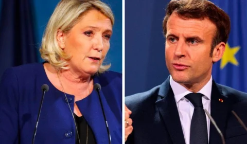 Com mais de 27% dos votos, Macron enfrentará Le Pen no 2º turno na França