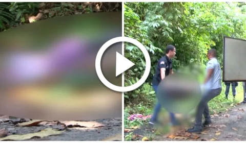 VÍDEO: corpo é encontrado em estrada da Zona Norte de Manaus