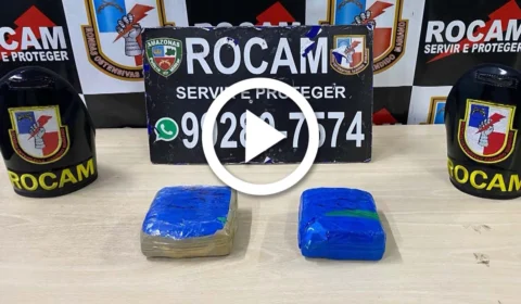 VÍDEO: são apreendidos 2kg de cocaína pela polícia na Zona Norte de Manaus