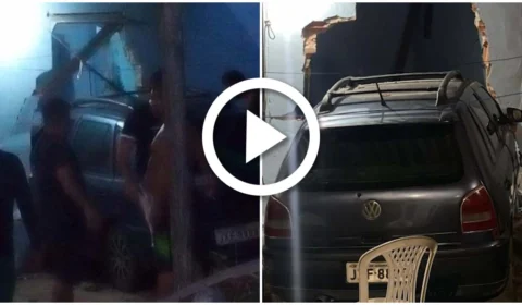 VÍDEO: carro desgovernado invade casa de mulher grávida na Zona Norte de Manaus