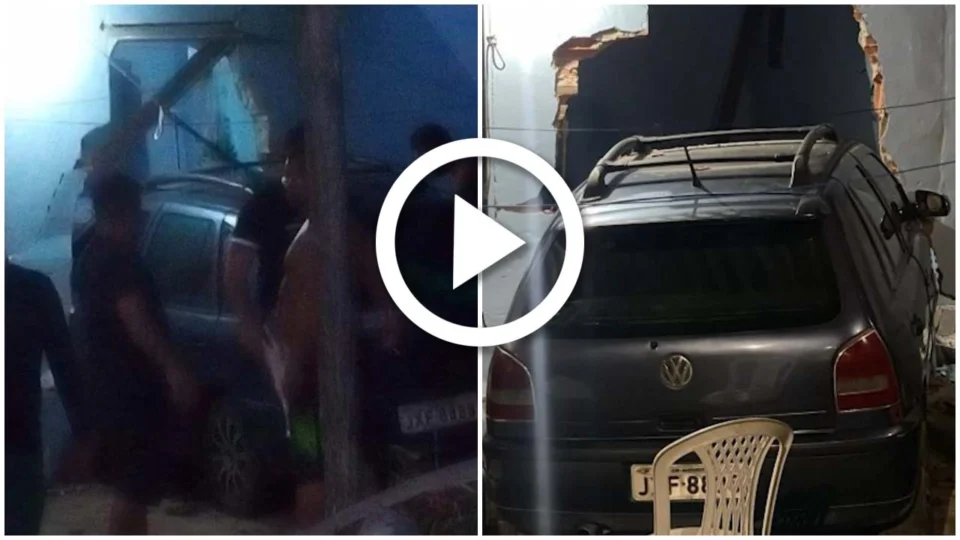 VÍDEO: carro desgovernado invade casa de mulher grávida na Zona Norte de Manaus