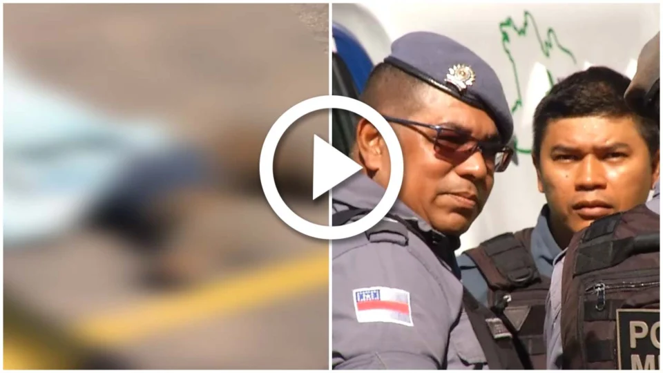 VÍDEO: homem morre em possível troca de tiros no Distrito Industrial, na Zona Sul de Manaus