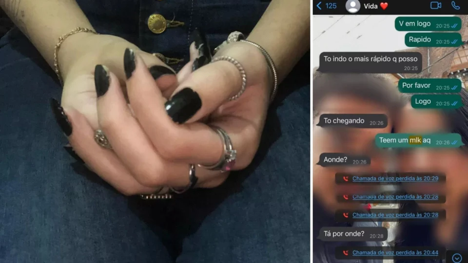 Jovem é salva de estupro em SP após enviar pedido de socorro via WhatsApp ao namorado