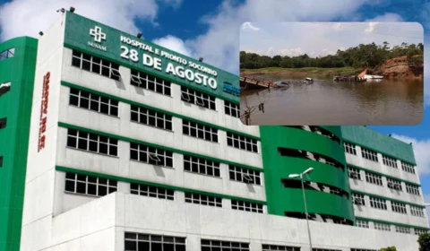 Hospital de Manaus recebe cinco vítimas de desabamento em ponte no Careiro Castanho ￼