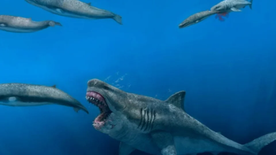 Megalodon: pesquisadores registram forma que acreditam ser de tubarão gigante, no Atlântico