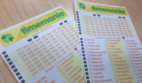 Timemania 1840 sorteia nesta terça-feira prêmio de R$ 1,7 milhão