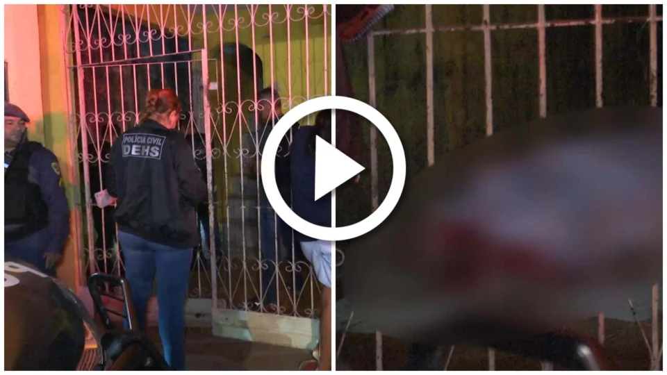 VÍDEO: vítima se esconde em casa, mas é baleada e morre no Bairro Compensa, Zona Oeste de Manaus