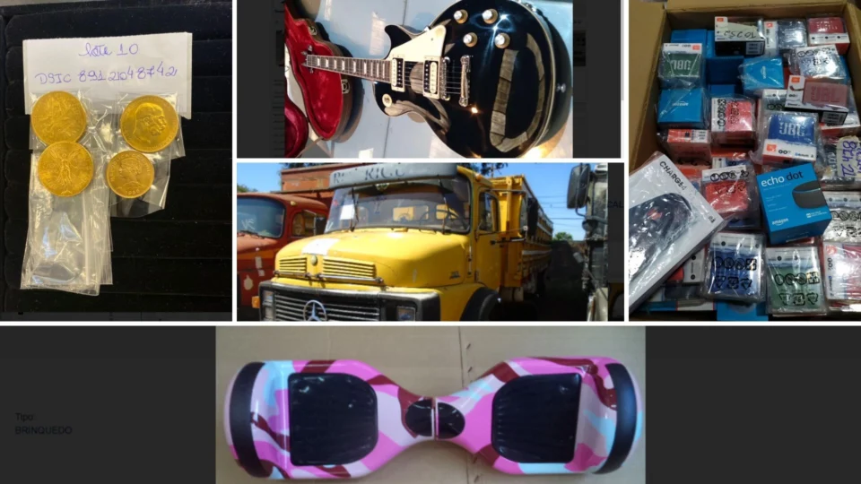 Receita Federal do Paraná e São Paulo realizam leilão de itens de informática e veículos; veja como participar