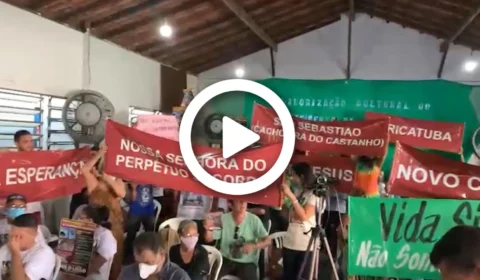 VÍDEO: militantes realizam manifestação contra construção de novo aterro sanitário em Iranduba-AM