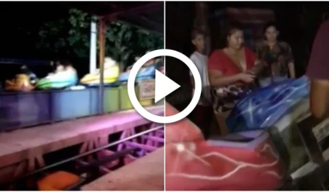 VÍDEO: dez pessoas ficam feridas após carrinho de montanha-russa descarrilhar em Fortaleza