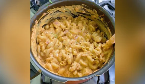 RECEITA FÁCIL: aprenda a fazer macarrão cremoso na panela de pressão