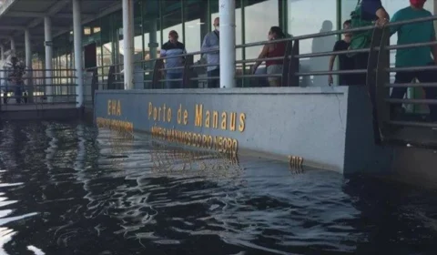 Rio Negro começa processo de vazante e chega a 29,69 em Manaus
