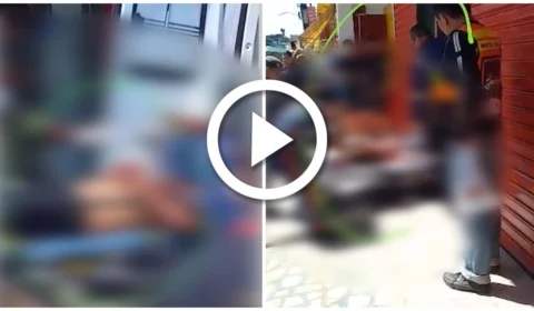 VÍDEO: suspeito de assalto é baleado dentro de drogaria da Zona Leste de Manaus