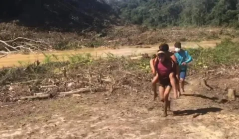 Indígena carrega irmã grávida picada por cobra durante 2h para buscar ajuda na Terra Yanomami, em Roraima