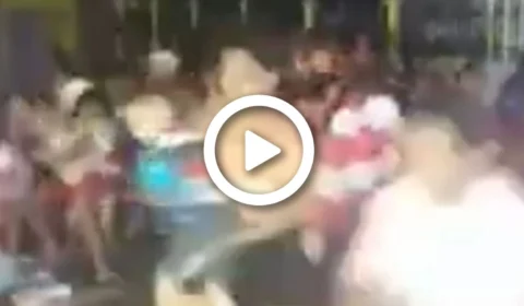 VÍDEO: correria em festa do dia das mães é registrada durante execução de jovem em Manaus
