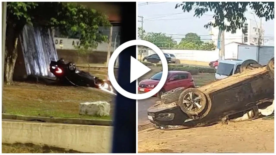 VÍDEO: três mulheres ficam feridas em acidente de trânsito na Zona Centro-Oeste de Manaus