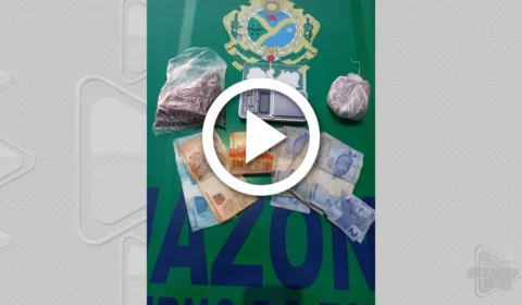 VÍDEO: homem é preso com drogas e dinheiro no Jorge Teixeira, em Manaus