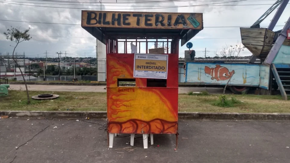 Parque de diversão sem licença é interditado na Zona Norte de Manaus