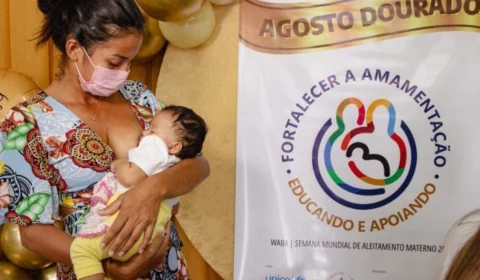 ‘Agosto Dourado’: campanha para incentivo ao aleitamento materno é lançada em Manaus