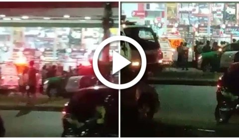 VÍDEO: suspeito de roubo é executado a tiros por pistoleiro em supermercado da Zona Norte de Manaus