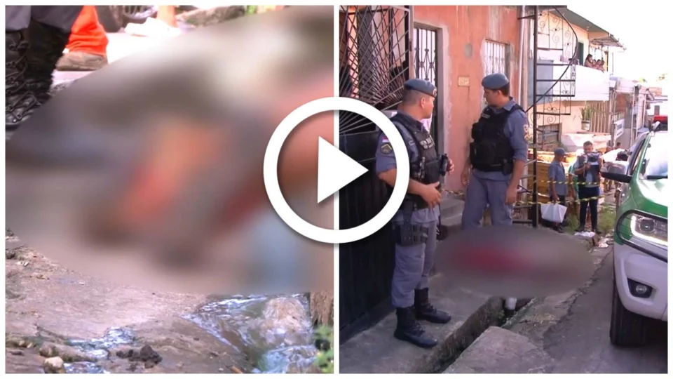 VÍDEO: suspeitos matam homem na frente da filha bebê, na Zona Oeste de Manaus