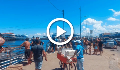VÍDEO: homem é morto a tiros em balsa na Manaus Moderna