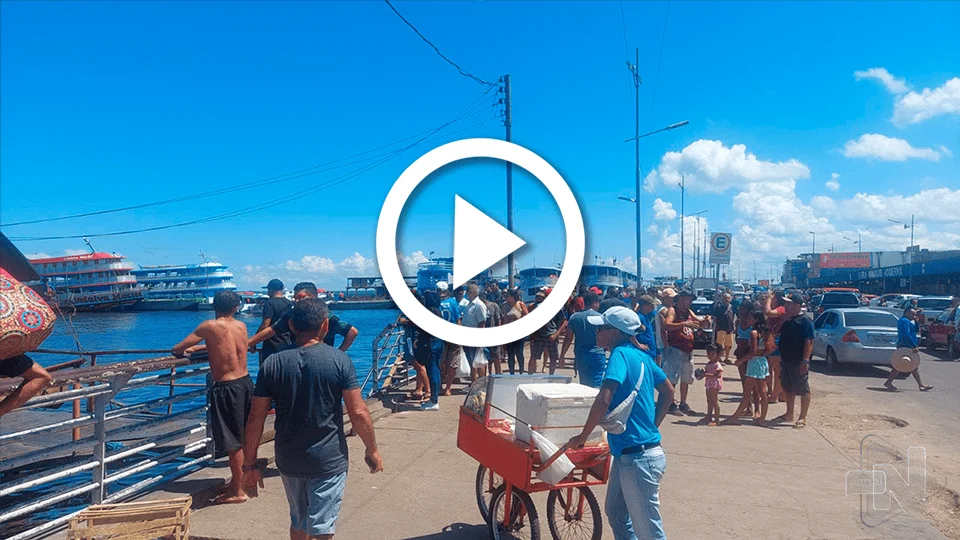 VÍDEO: homem é morto a tiros em balsa na Manaus Moderna