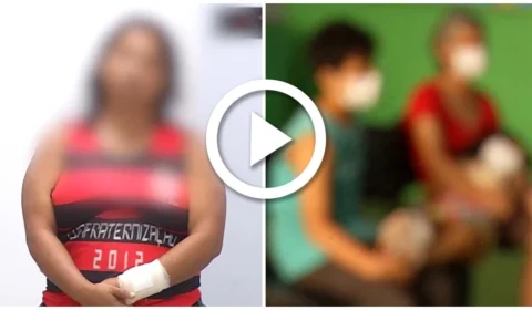 VÍDEO: venezuelana é presa por atacar filhos com faca na Zona Norte de Manaus