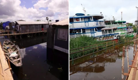 Maraã e Tefé, no AM, decretam situação de emergência por conta da subida do Rios Tefé, Amazonas e Japurá