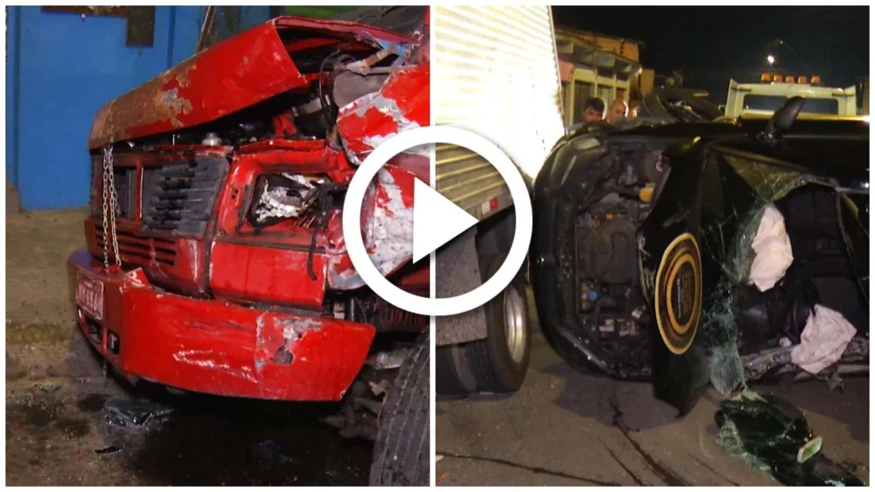 VÍDEO: após perseguição, suspeito fica preso às ferragens de carro na Zona Norte de Manaus