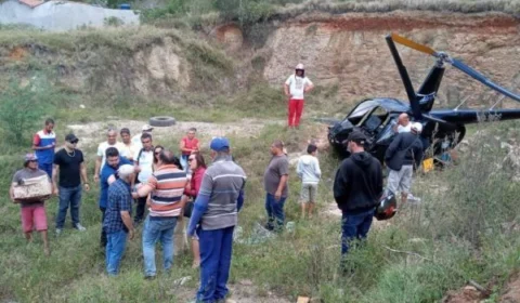 Acidente: helicóptero com candidatos cai no interior da Bahia