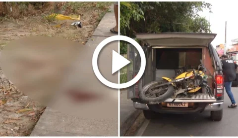 VÍDEO: homem morre em acidente de trânsito na Zona Sul de Manaus