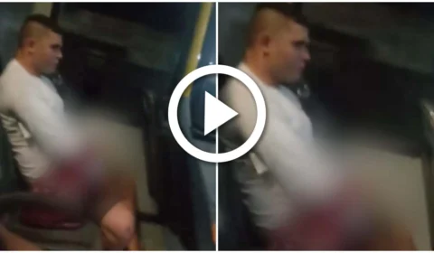 VÍDEO: jovens são vítimas de importunação sexual dentro de ônibus do transporte público de Manaus
