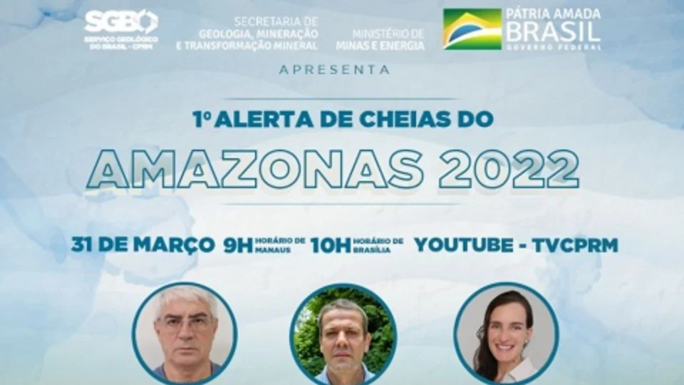 VÍDEO: Veja como foi a divulgação do 1º Alerta de Cheias do Amazonas 2022