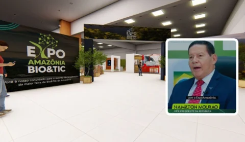 Vice-presidente da República Hamilton Mourão participa de abertura da ExpoAmazônia BIO&TIC 2022, em Manaus