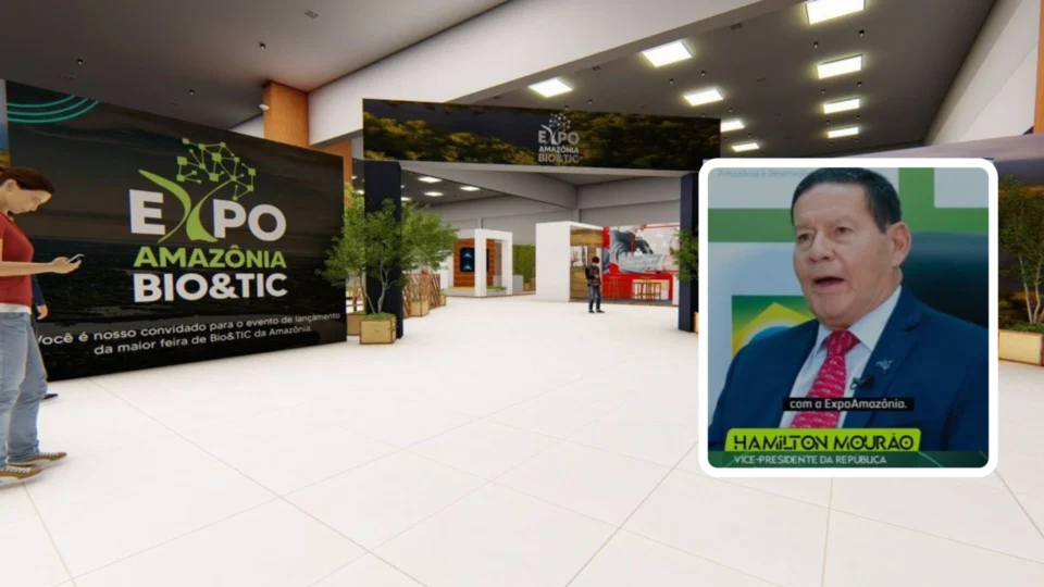 Vice-presidente da República Hamilton Mourão participa de abertura da ExpoAmazônia BIO&TIC 2022, em Manaus