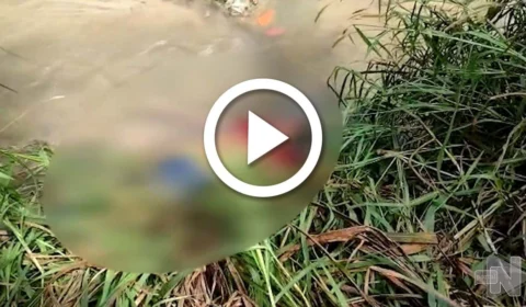 VÍDEO: corpo é encontrado em córrego no bairro Val Paraíso, na Zona Leste de Manaus