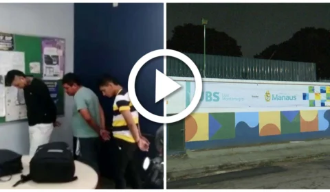 VÍDEO: suspeitos de assalto a UBS são presos na Zona Centro-Oeste de Manaus