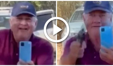 VÍDEO: confira momento em que homem atira no vizinho por causa de disputa de terras em MG