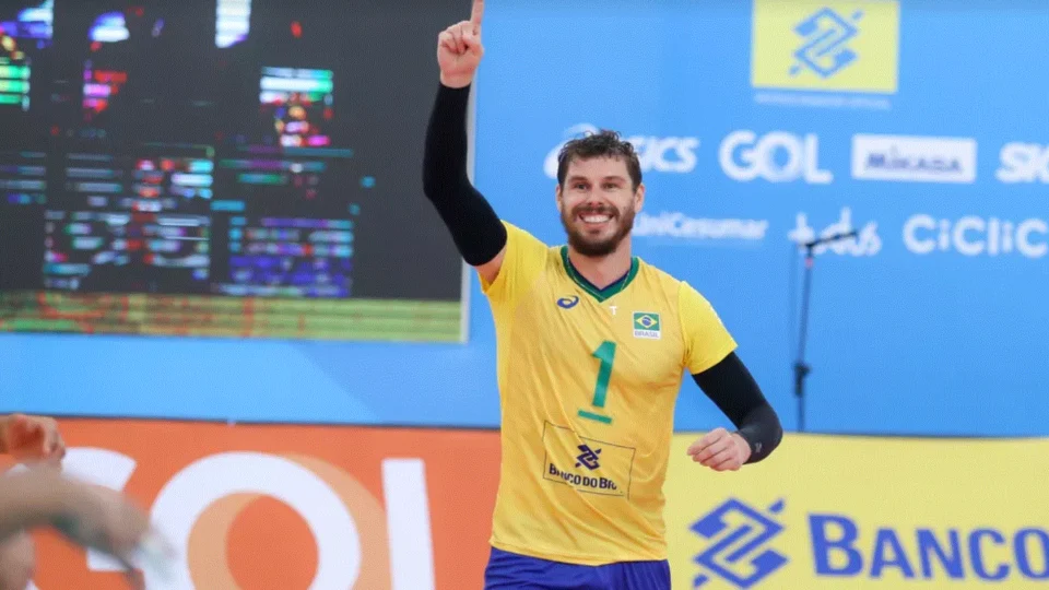 Bruninho é convocado para compor a seleção brasileira de vôlei que vai disputar Liga das Nações