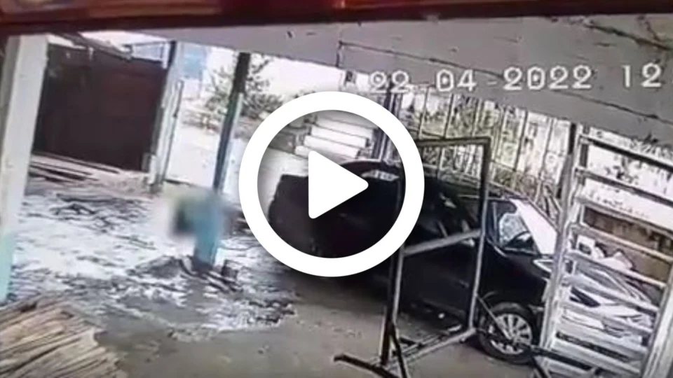 VÍDEO: câmeras registram homem sendo morto a tiros na garagem de casa na Zona Norte de Manaus