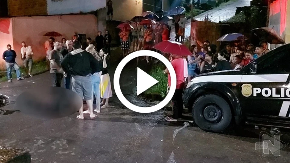 VÍDEO: mototaxista é executado a tiros na Zona Leste de Manaus