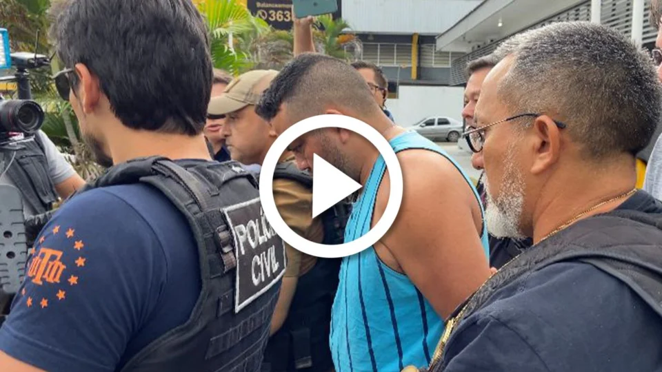 VÍDEO: suspeito de participação no crime de agente de limpeza é preso em Manaus e diz ser inocente