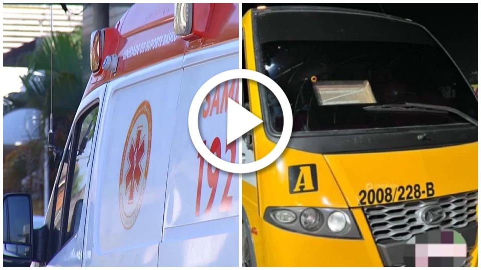 VÍDEO: passageiro é baleado durante assalto a micro-ônibus no Bairro Cidade de Deus, na Zona Norte de Manaus