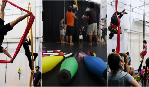 Festival de Circo oferece oficinas de arte circense gratuitas até sexta-feira