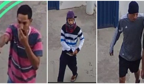 Trio é procurado suspeito de assaltar empresa de telecomunicações na Zona Norte de Manaus