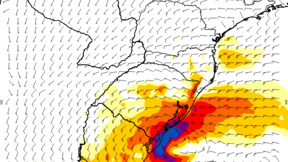 Tempestade subtropical Yakecan pode levar neve e ventos de 110 km/h ao RS, afirma Inmet