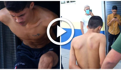 VÍDEO: jovem de 19 anos é preso acusado de cometer assaltos a motoristas por aplicativo em Manaus